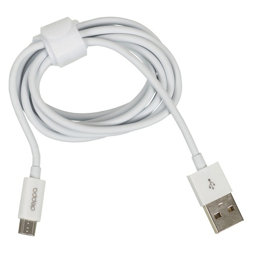 Кабель DEPPA micro USB B (m), USB A(m), 1.2м, белый [72167]