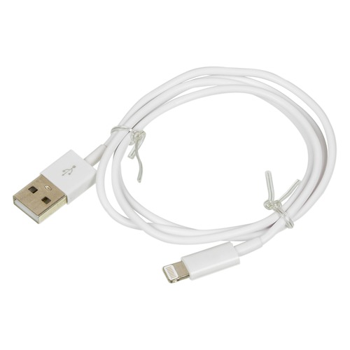 Кабель BURO Lightning (m), USB A(m), 0.8м, белый [bhp lightning 0.8]