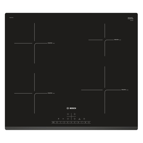 Варочная панель BOSCH PIE631FB1E, индукционная, независимая, черный