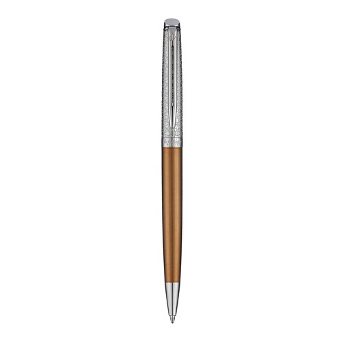 Ручка шариковая Waterman Hemisphere Deluxe Privee (1971620) Bronze CT M синие чернила подар.кор.