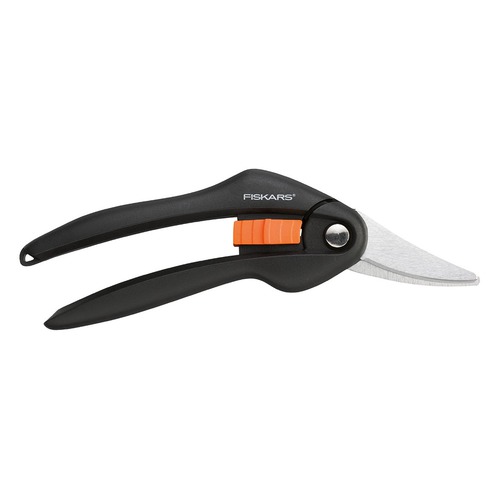 Ножницы универсальные Fiskars SingleStep P27 черный/оранжевый (1000570)