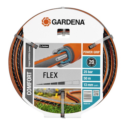 Шланг Gardena Flex 1/2" 50м поливочный армированный (18039-20.000.00)