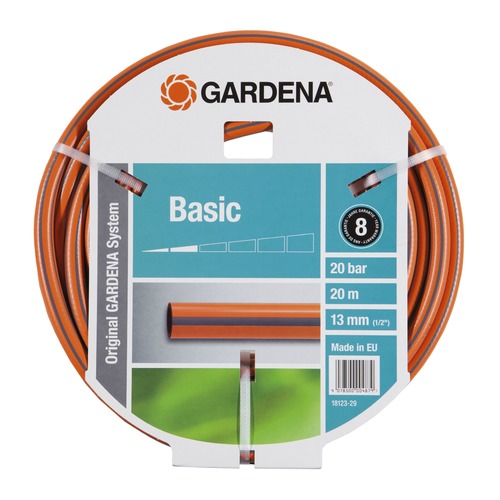 Шланг Gardena Basic 1/2" 20м поливочный армированный (18123-29.000.00)