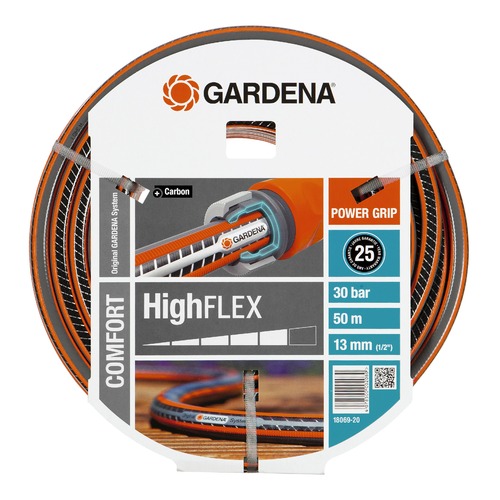 Шланг Gardena Highflex 10x10 1/2" 50м поливочный армированный (18069-20.000.00)