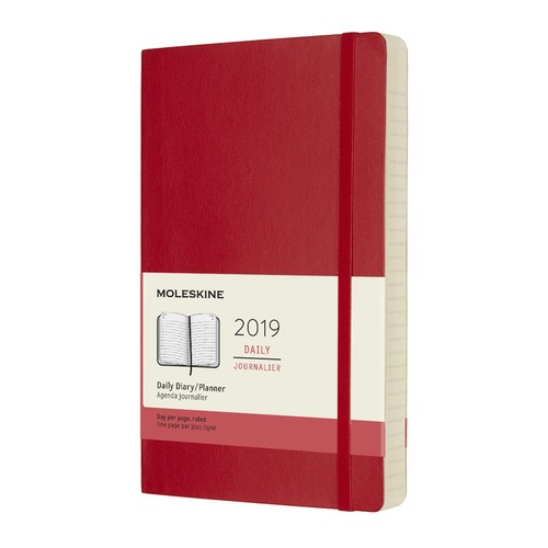 Ежедневник MOLESKINE Classic Soft 400стр., красный [dsf212dc3]