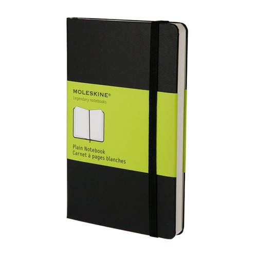 Блокнот Moleskine CLASSIC Pocket 90x140мм 192стр. нелинованный твердая обложка черный 9 шт./кор.