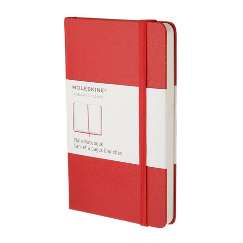 Блокнот Moleskine CLASSIC Large 130х210мм 240стр. нелинованный твердая обложка красный 6 шт./кор.