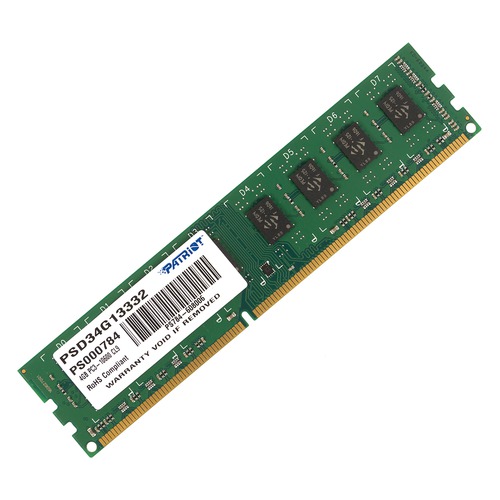 Модуль памяти PATRIOT PSD34G13332 DDR3 - 4Гб 1333, DIMM, Ret