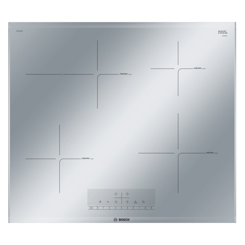 Варочная панель BOSCH PIF679FB1E, индукционная, независимая, серебристый