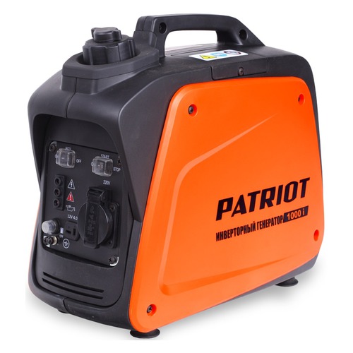 Бензиновый генератор PATRIOT 1000i, 220 В, 0.9кВт [474101025]