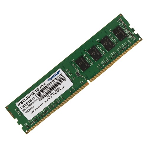 Модуль памяти PATRIOT Signature PSD48G213381 DDR4 - 8Гб 2133, DIMM, Ret