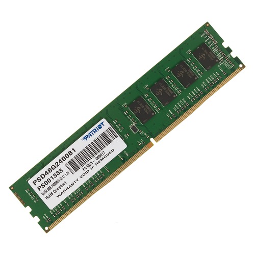 Модуль памяти PATRIOT Signature PSD48G240081 DDR4 - 8Гб 2400, DIMM, Ret