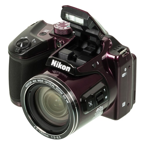 Цифровой фотоаппарат NIKON CoolPix B500, фиолетовый