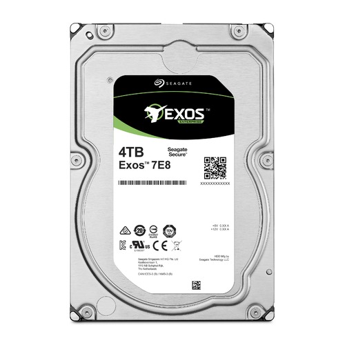 Жесткий диск SEAGATE Exos ST4000NM0035, 4Тб, HDD, SATA III, 3.5"