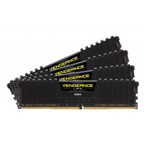 Модуль памяти CORSAIR Vengeance LPX CMK64GX4M4A2400C14 DDR4 - 4x 16Гб 2400, DIMM, Ret