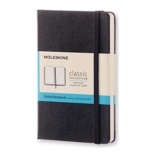 Блокнот Moleskine CLASSIC Large 130х210мм 240стр. пунктир твердая обложка черный 6 шт./кор.