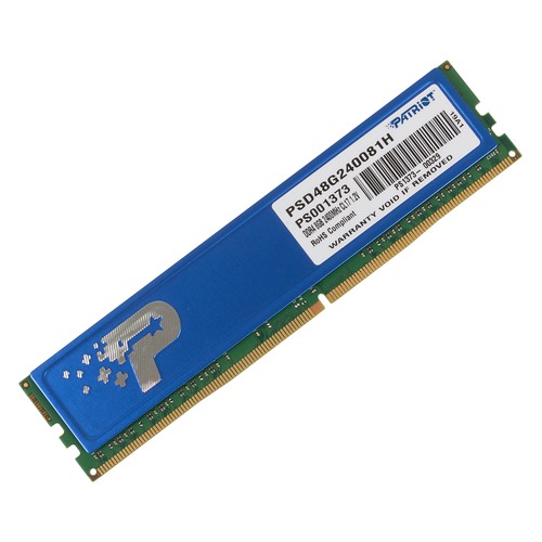 Модуль памяти PATRIOT PSD48G240081H DDR4 - 8Гб 2400, DIMM, Ret