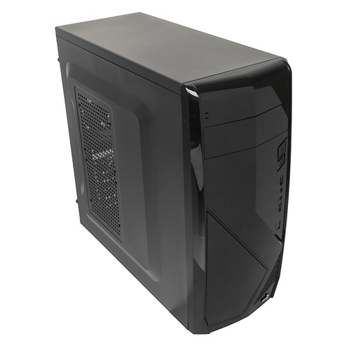 Корпус ATX AEROCOOL CS-1102, Midi-Tower, без БП, черный