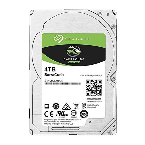 Жесткий диск SEAGATE Barracuda ST4000LM024, 4Тб, HDD, SATA III, 2.5"