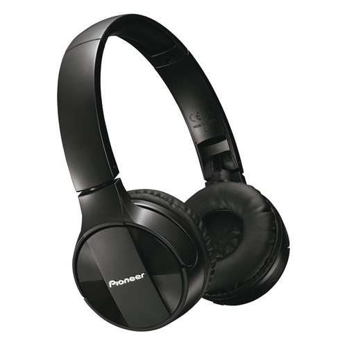 Наушники с микрофоном PIONEER SE-MJ553BT-K, Bluetooth, мониторы, черный