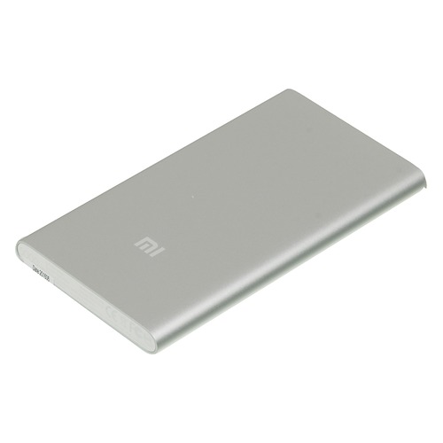 Внешний аккумулятор (Power Bank) XIAOMI Mi Power Bank 2, 5000мAч, серебристый [ndy-02-amsilver]