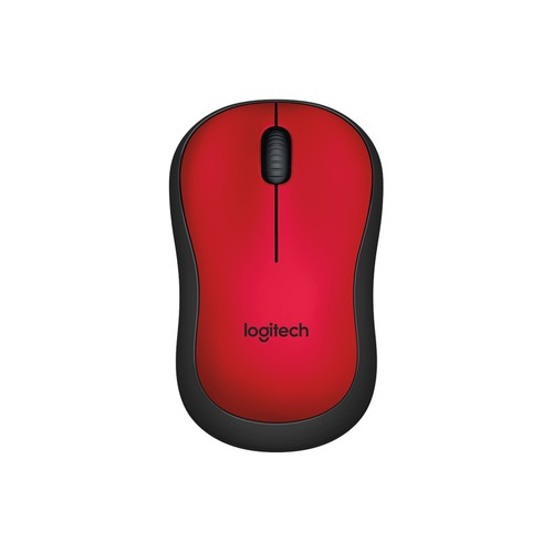 Мышь LOGITECH M220, оптическая, беспроводная, USB, красный [910-004880]