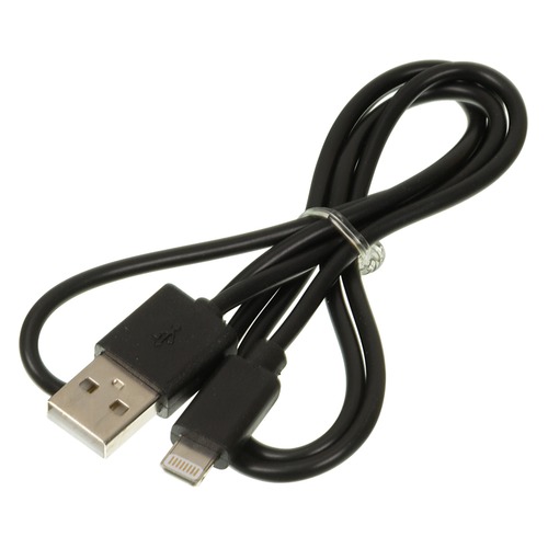 Кабель BURO Lightning (m), USB A(m), 0.8м, черный [bhp lightning 0.8]