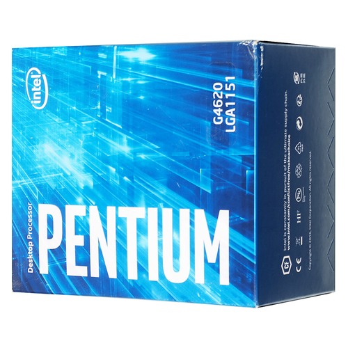 Процессор INTEL Pentium Dual-Core G4620, LGA 1151, BOX [bx80677g4620 s r35e]