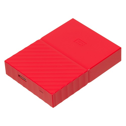 Внешний жесткий диск WD My Passport WDBBEX0010BRD-EEUE, 1Тб, красный