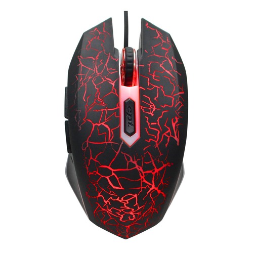 Мышь OKLICK 895G HELLFIRE, игровая, оптическая, проводная, USB, черный