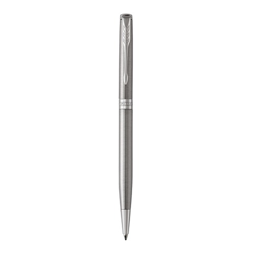 Ручка шариковая Parker Sonnet Core K426 Slim (1931513) Stainless Steel CT M черные чернила подар.кор