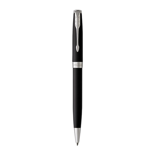 Ручка шариковая Parker Sonnet Core K529 (1931524) Matte Black CT M черные чернила подар.кор.