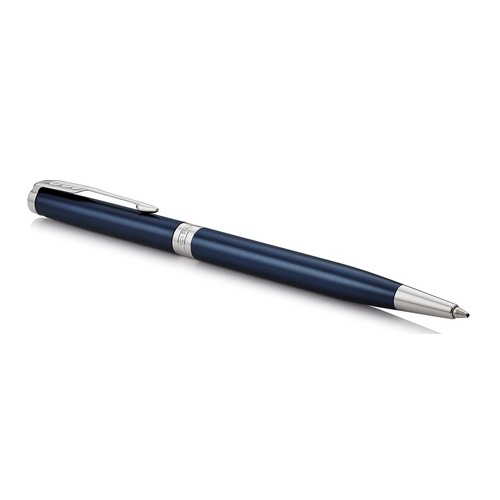 Ручка шариковая Parker Sonnet Core K439 Slim (1945365) LaqBlue CT M черные чернила подар.кор.