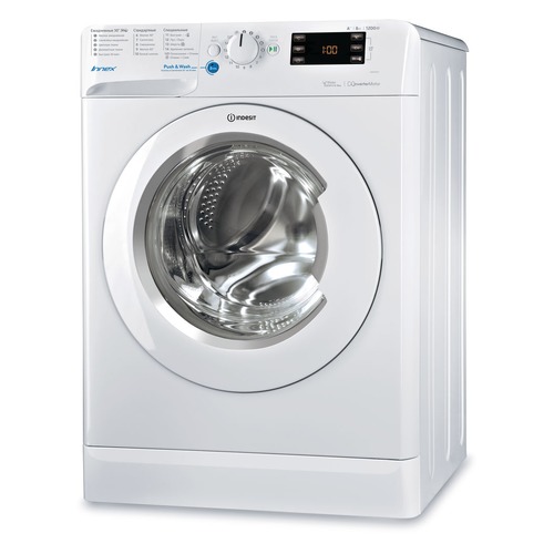 Стиральная машина INDESIT BWE 81282 L B, фронтальная