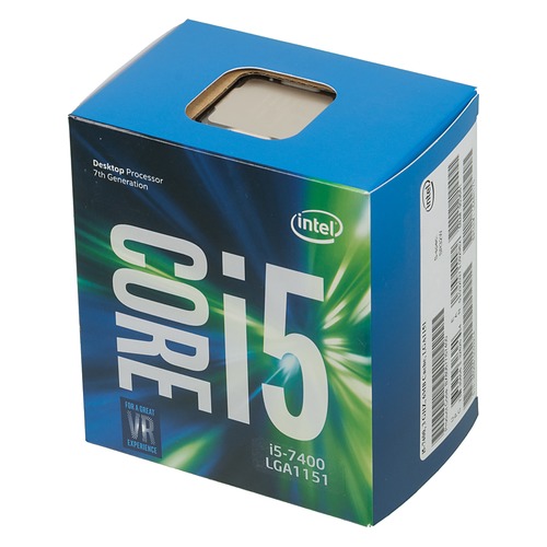 Процессор INTEL Core i5 7400, LGA 1151, BOX [bx80677i57400 s r32w]