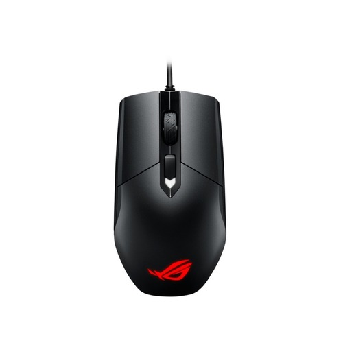 Мышь ASUS ROG STRIX Impact, игровая, оптическая, проводная, USB, черный [90mp00p0-b0ua00]