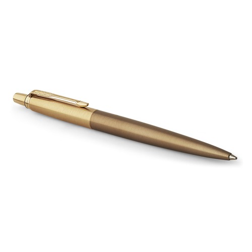 Ручка шариковая Parker Jotter Luxe K177 (1953203) West End Gold M синие чернила подар.кор.