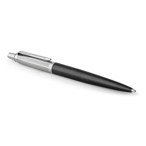 Ручка шариковая Parker Jotter Premium K176 (1953194) Tower Grey Diagonal CT M синие чернила подар.ко