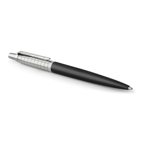 Ручка шариковая Parker Jotter Premium K176 (1953195) Bond Street Black CT M синие чернила подар.кор.