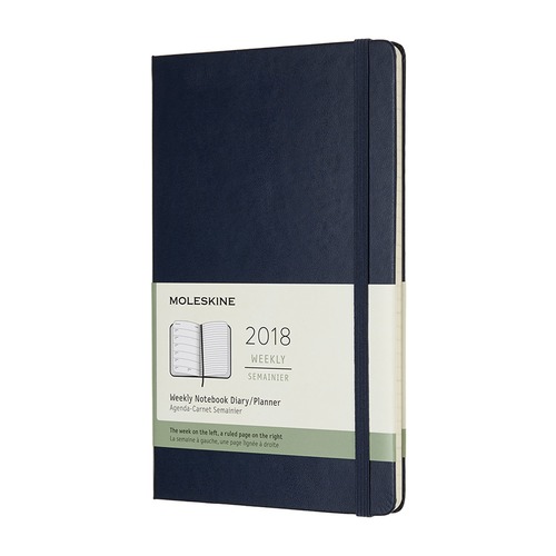 Еженедельник MOLESKINE Classic WKNT, 144стр., синий сапфир [dhb2012wn3]