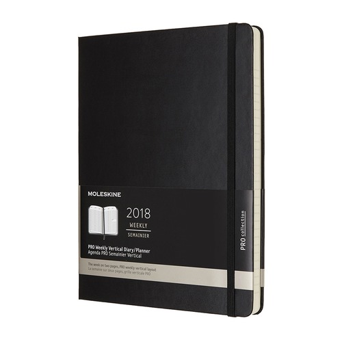 Еженедельник MOLESKINE Pro Vertical 264стр., черный [dhb12pro4]