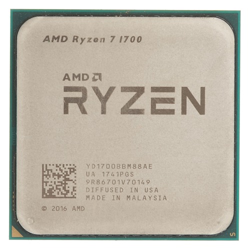 Процессор AMD Ryzen 7 1700, SocketAM4, OEM [yd1700bbm88ae]