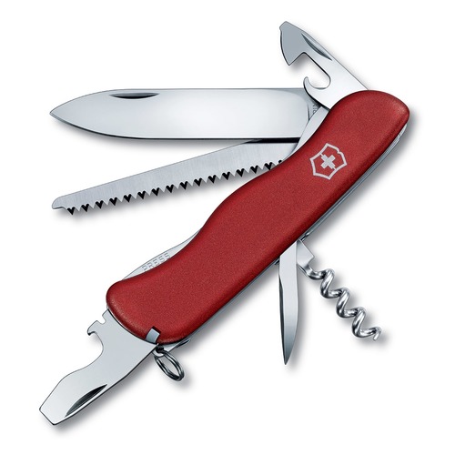 Складной нож VICTORINOX Forester, 12 функций, 111мм, красный