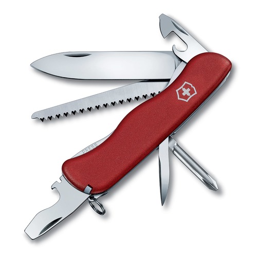 Складной нож VICTORINOX TRAILMASTER, 12 функций, 111мм, красный