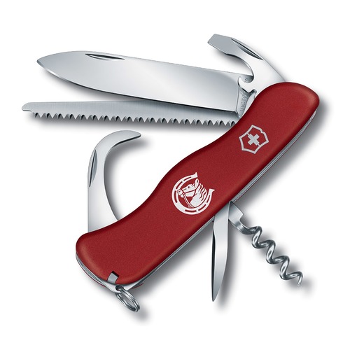 Складной нож VICTORINOX EQUESTRIAN, 12 функций, 111мм, красный