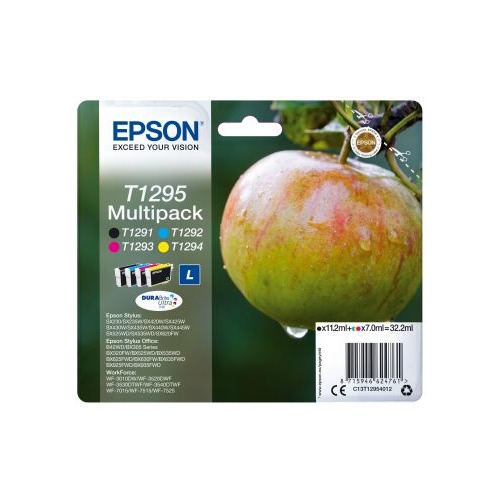 Картридж EPSON T1295, 4 цвета [c13t12954012]