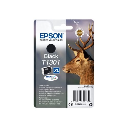 Картридж EPSON T1301, черный [c13t13014012]