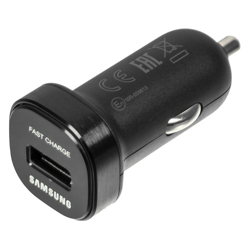 Автомобильное зарядное устройство SAMSUNG EP-LN930BBEGRU, USB, microUSB, 2A, черный