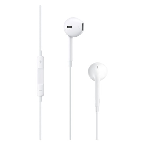 Наушники с микрофоном APPLE EarPods, 3.5 мм, вкладыши, белый [mnhf2zm/a]