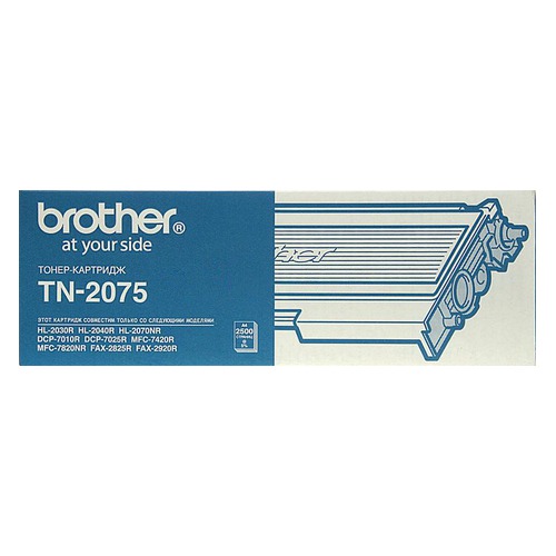 Картридж BROTHER TN2075, черный